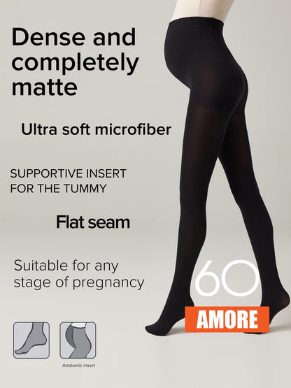 Maternity Tights Conte Amore 60 Den Support Effect Microfiber