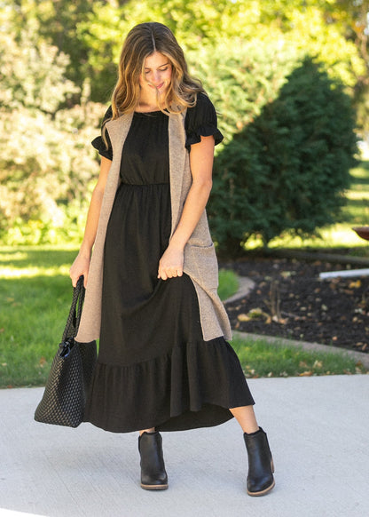 Amy Puff Sleeve Maxi Dress