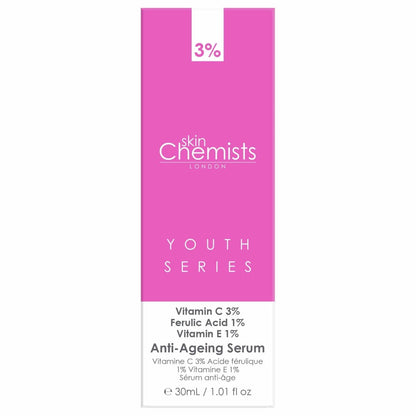 Anti-Ageing Serum Vitamin C 3%, Ferulic Acid 1%, Vitamin E 1% 30ml