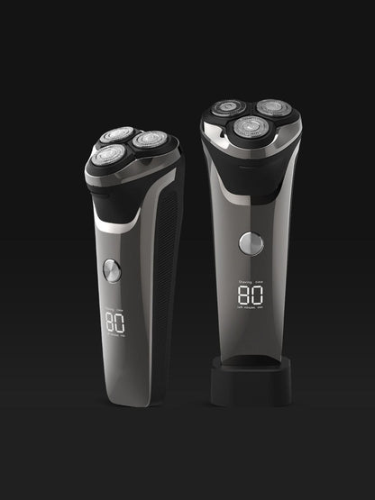 Electric Rotary Shaver with LED Display