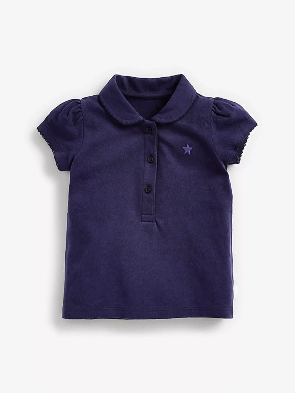 Children's Button Detail Short Sleeve Polo