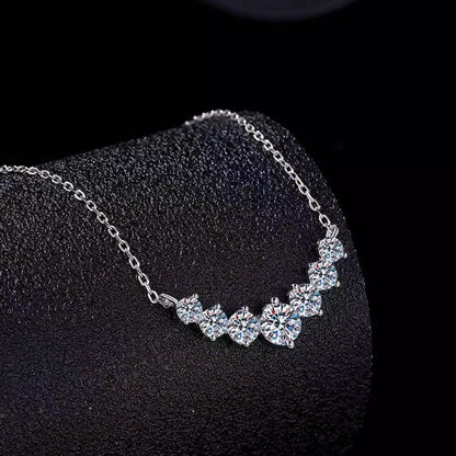 1.7 Carat Moissanite 925 Sterling Silver Necklace
