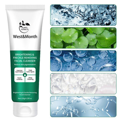 West&Month Brightening And Freckle-removing Facial Cleanser, Cleansing And Brightening Skin Moisturizing And Non-tightening Cleanser