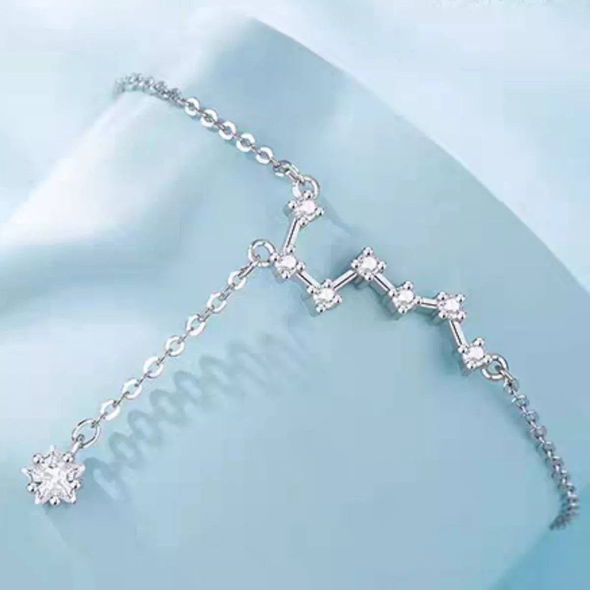 925 Sterling Silver Zircon Anklet Bracelets