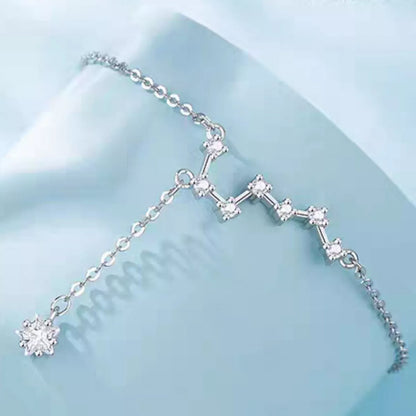 925 Sterling Silver Zircon Anklet Bracelets