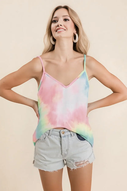 BiBi Tie Dye French Terry Knit Cami