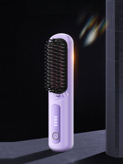 Portable Heated Hair Straightening Comb