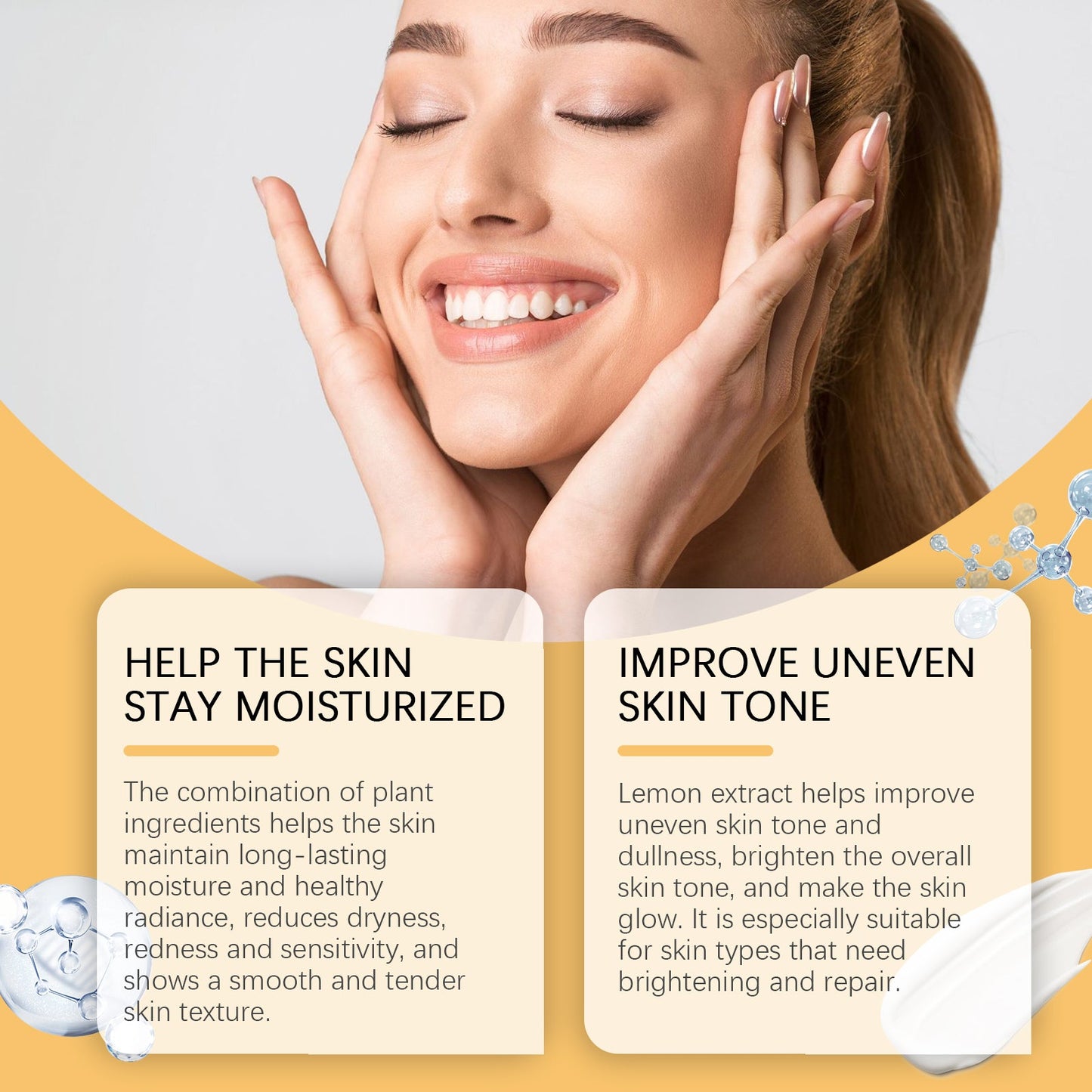 West&Month Face Balance Cream, Moisturizing And Moisturizing Face Improve Skin, Firming, Tender And Hydrating Face Cream
