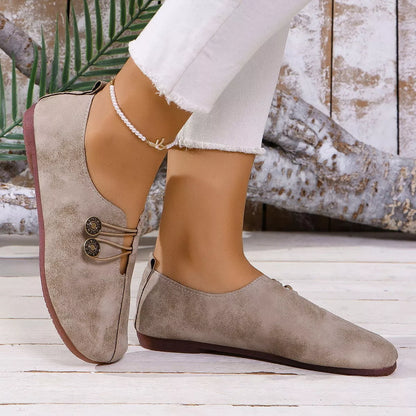 Round Toe Slip-Ons
