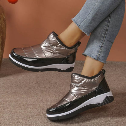 Warm Round Toe Boots