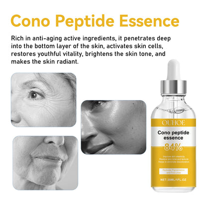 OUHOE Cono Peptide Essence, Moisturizing Facial Fine Lines Smooth Skin Moisturizing Essence