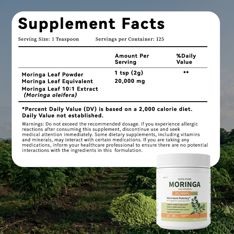 RELIERRE Pure Moringa Powder