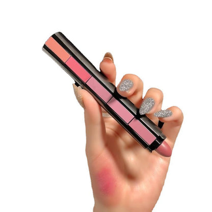 10-Color Matte Velvet Lipstick Set, 5-in-1 Long Lasting Non-Drying Lipstick Kit, Portable Multi-Color Lip Stick For Daily & Party Makeup