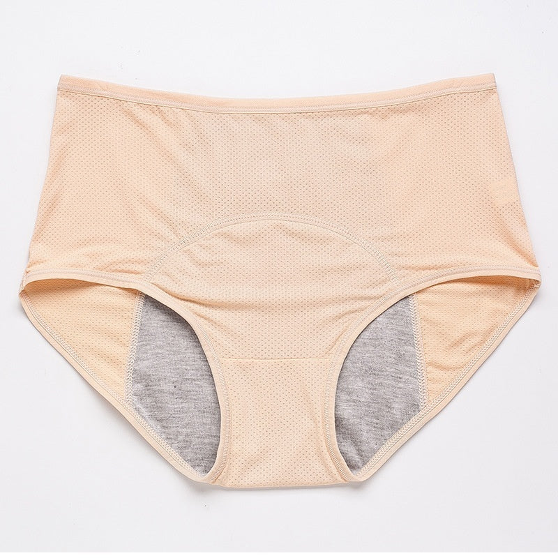 Women's Physiological Underwear Menstruation Period Leak-proof Holiday Safety Mid-waist Ice Silk Summer Thin