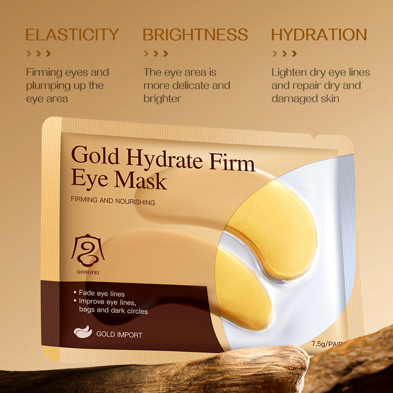 Gong Pei Gold Moisturizing And Firming, Seaweed Hydrating Eye Mask 7.5g  One  Contains 10 Small Packs.