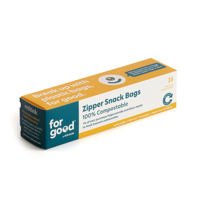 Good Snack Bags Zipper (Pack of 6-25 ct)