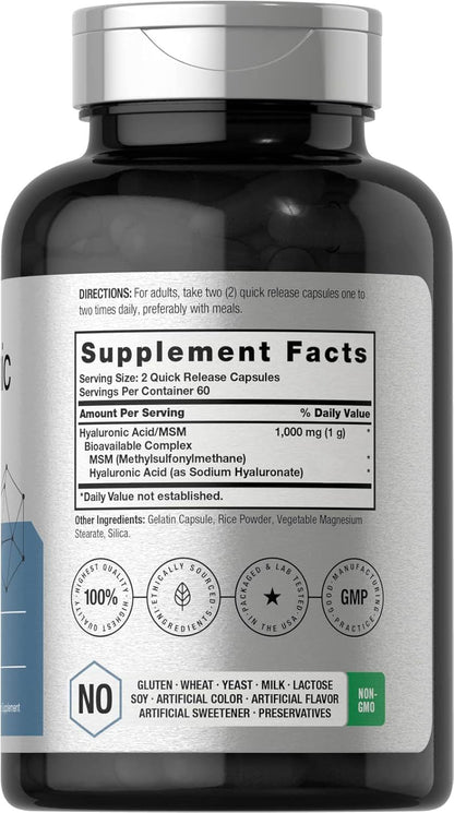 Hyaluronic Acidwi MSM Hyaluronic Acid Capsules