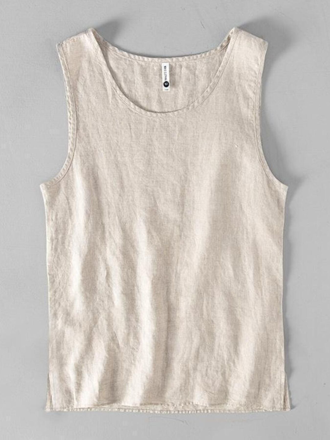 Men's Plus Size Round Neck Tank