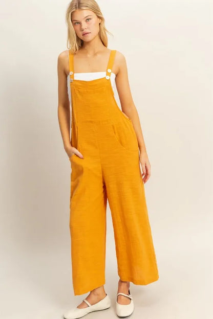HYFVE Textured Wide Leg Overall