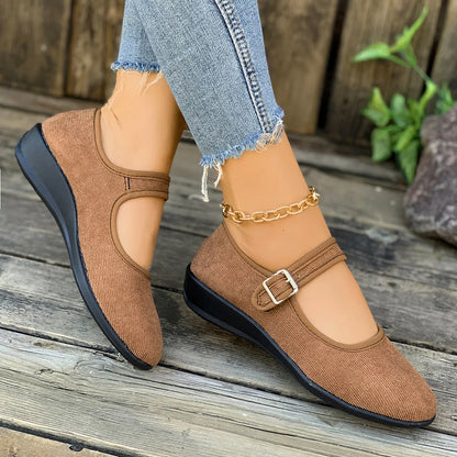 Round Toe Mesh Slip-Ons