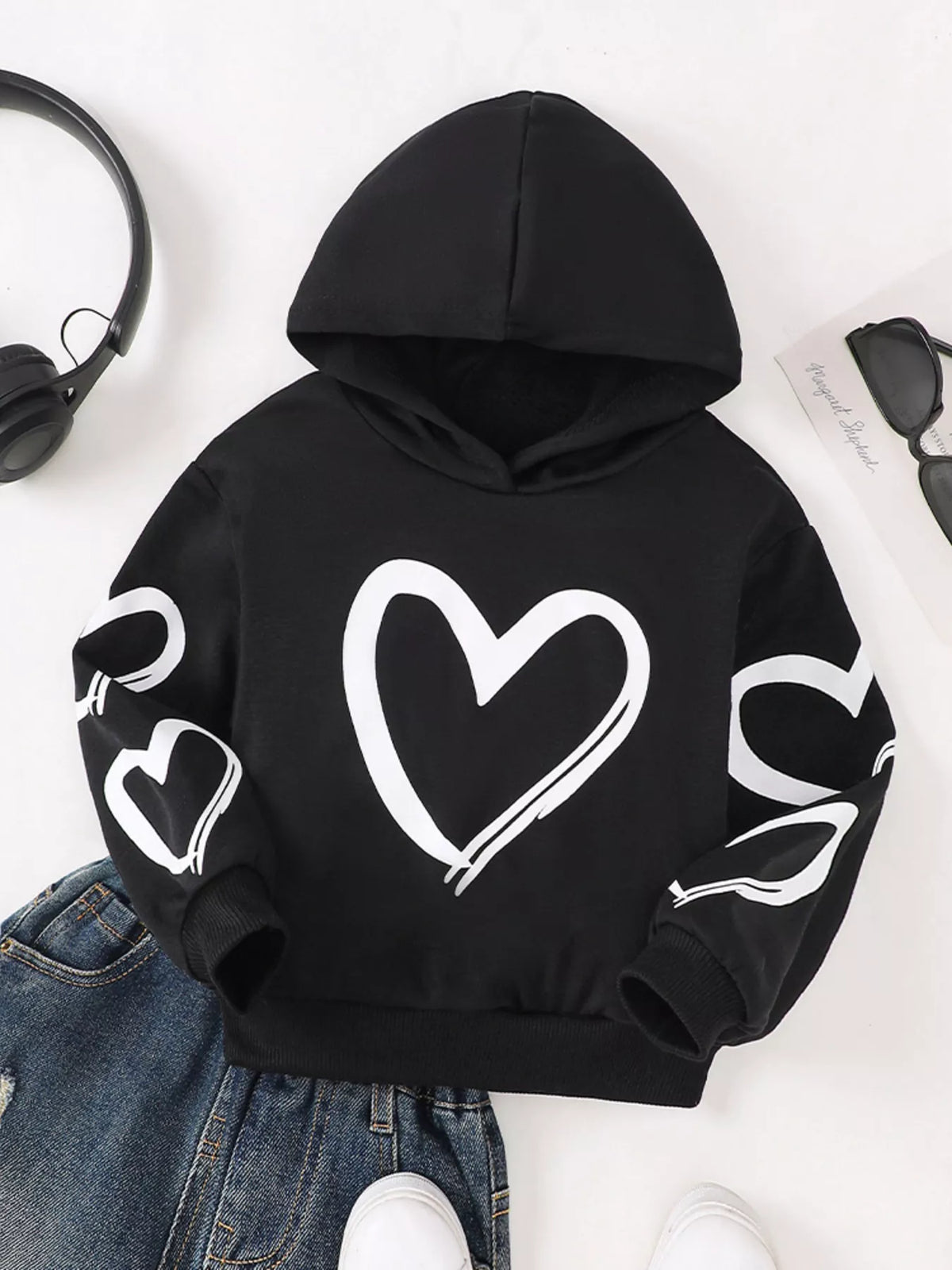 Children's Printed Long Sleeve Hoodie
