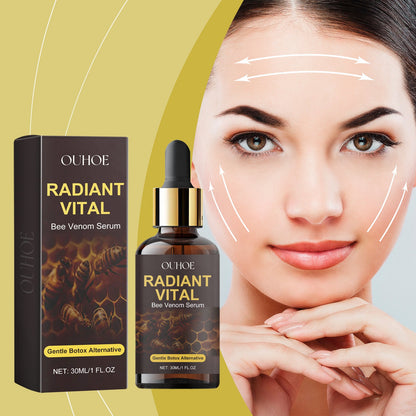 Ouhoe Bee Venom Facial Essence Hydrates And Moisturizes Skin And Reduces Fine Lines And Wrinkles On The Face
