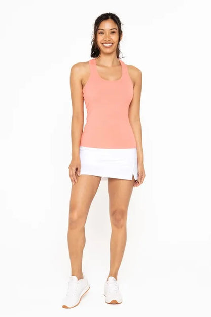 MONO B Slim Fit Scoop Neck Tank