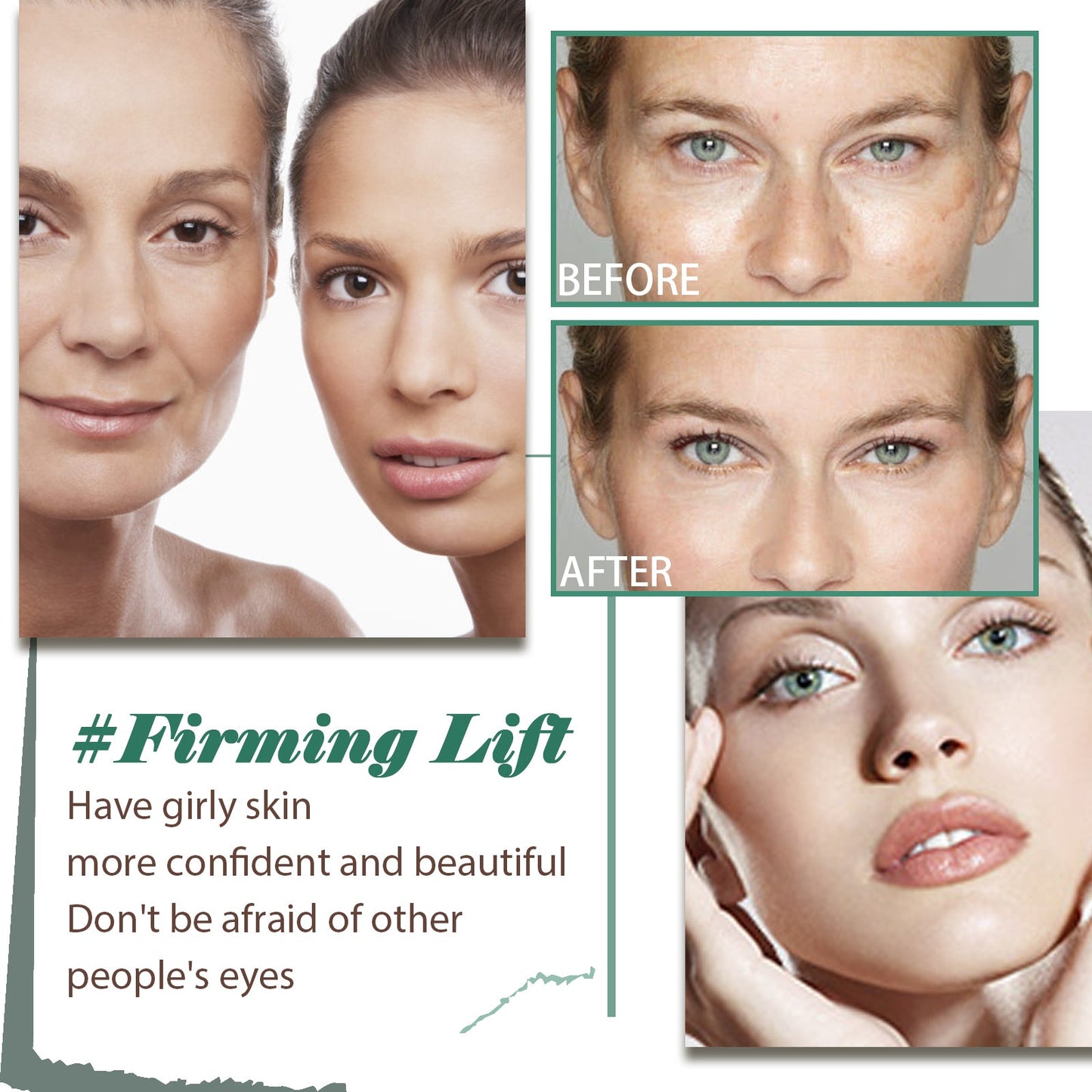 OUHOE Anti-Aging Cream, Anti-Wrinkle Firming Skin And Smoothing Fine Lines Moisturizing Skin Cream