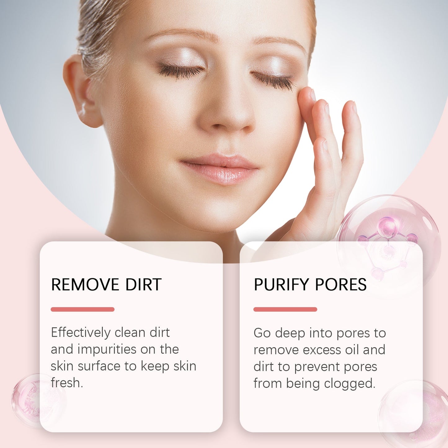 Hoygi Pore Cleansing Cleanser Cleans Impurities From The Face, Moisturizes The Skin And Is Gentle And Moisturizing