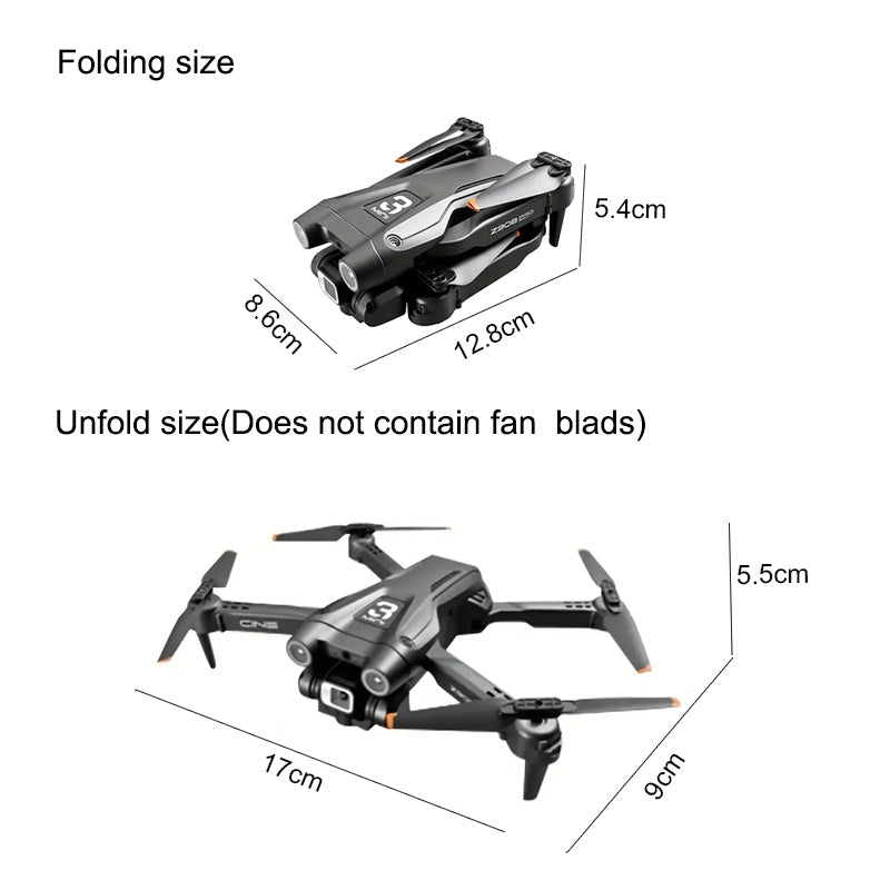 Z908 Dual Camera Dual Electric Drone--black