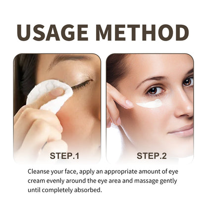 WIYUN Eye Care Cream Moisturizes The Skin Around The Eyes And Lightens Bags, Dark Circles, Fine Lines, Crow's Feet And Firming Eye Cream