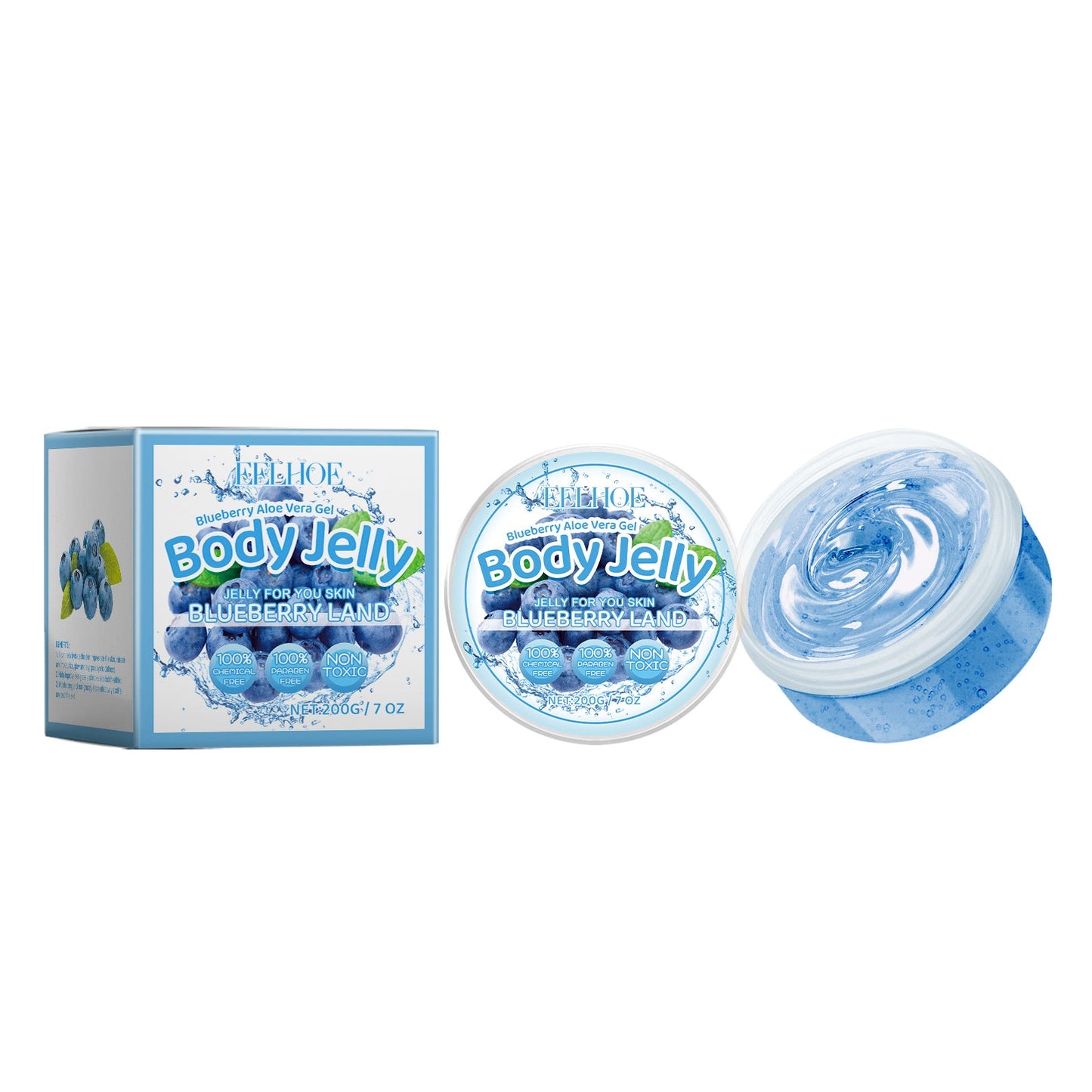 Eelhoe Body Gel Series, Moisturizing Body Care Moisturizing Oil Control Refreshing Skin Aloe Vera Gel