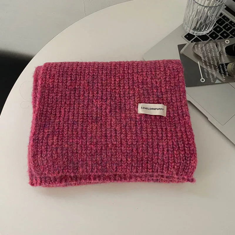 Cozy Knitted Winter Scarf
