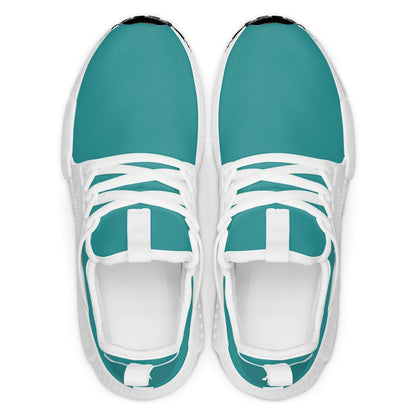 SHO-12GN-24 Teal Green Lightweight Athletic Sneakers for Women Breathable Running Shoes Comfortable Mesh Knit Shoes Casual Walking Sneakers