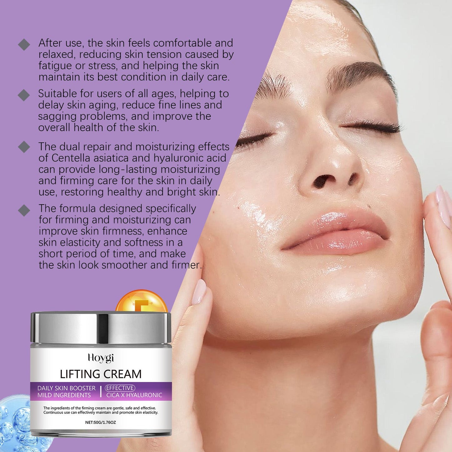 Hoygi Facial Moisturizer Moisturizes, Moisturizes, Nourishes, Brighens, And Restores Dry Skin To Keep It Hydrated