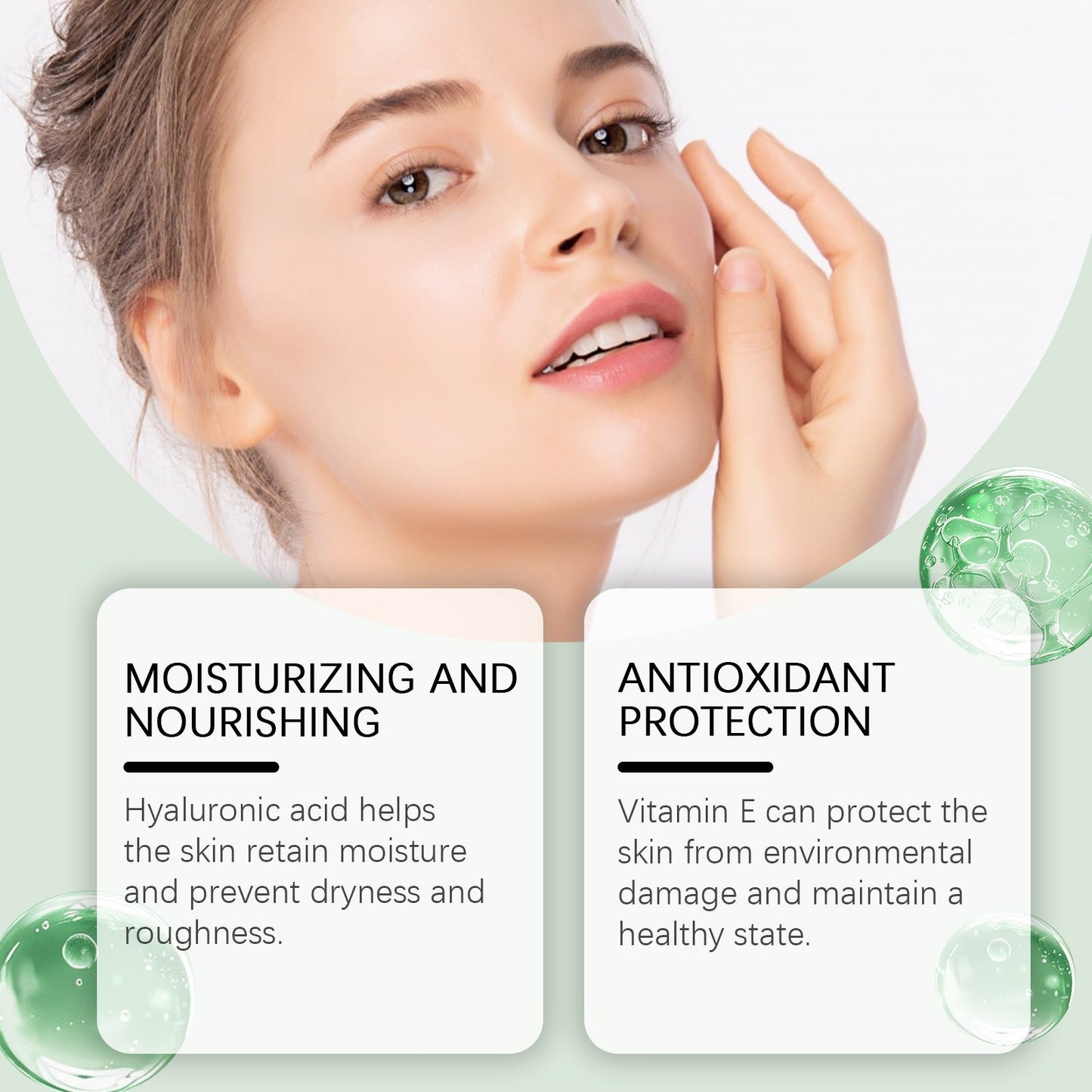 West&Month  Hydrating Serum With Hyaluronic Acid, Facial Skin Hydrating, Brightening And Firming Serum