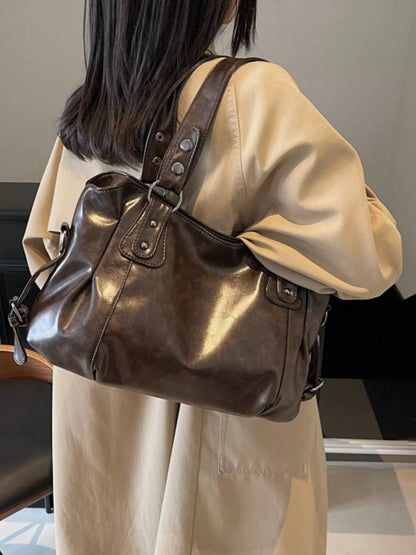 Vintage Style Leather Handbag