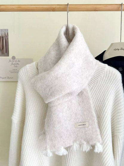 Tassel Knitted Scarf