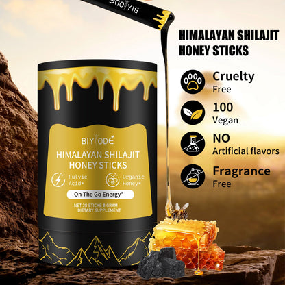 Wholesale Pure Shilajit Resin Himalayan Original Shilajit Supplement Honey Sticks Gold Shilajit