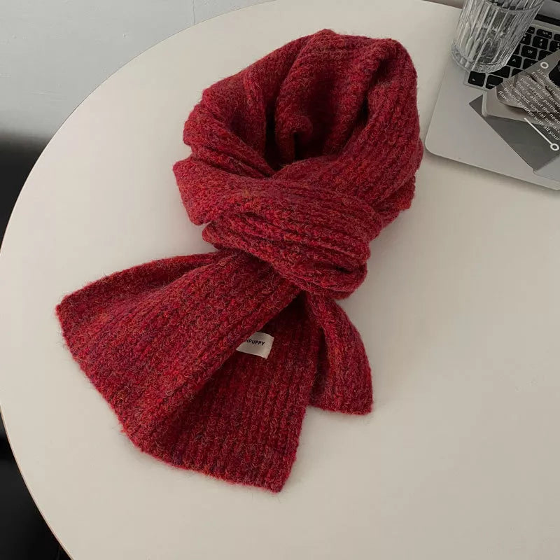 Cozy Knitted Winter Scarf