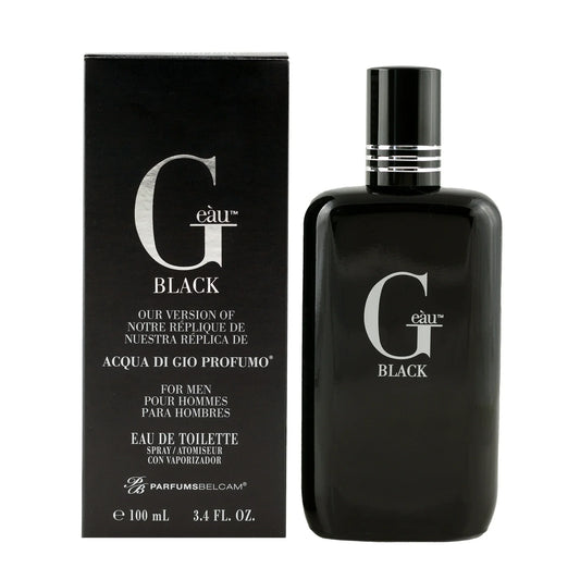 PARFUMS BELCAM G Eau Black Eau De Toilette Spray 3.4 Fl oz.