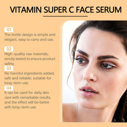 Hoygi Vitamin C Serum Hydrates Soft And Delicate Skin Moisturizing, Moisturizing And Brightening Face Serum