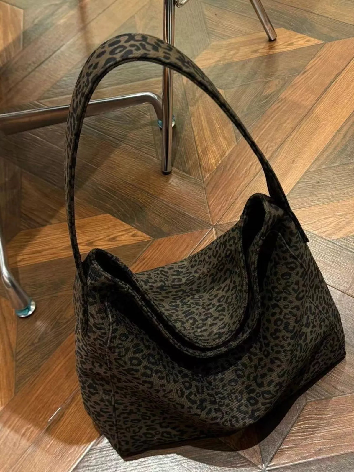 Leopard Print Tote Bag