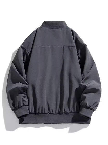 Men's Plus Size Casual Lightweight Bomber Jacket