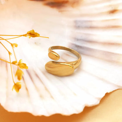 18K Gold-Plated Bypass Ring