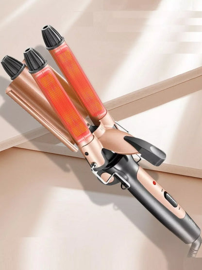 3-Barrel Curling Iron