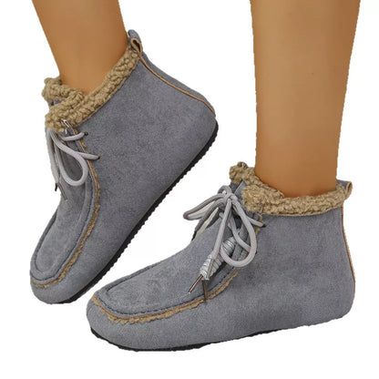 Plush Lined Ankle Boots