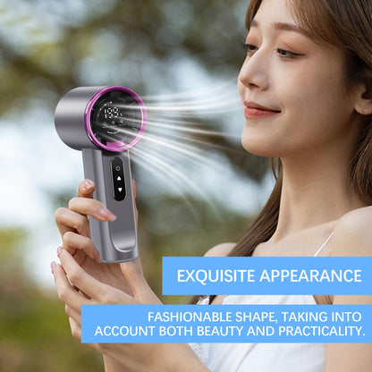 High-speed Handheld Fan Purple