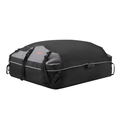 Car Rooftop Cargo Carrier Bag, 21 Cubic Feet Cargo Carrier For Car Roof, 100% Waterproof 900D Oxford Cloth Roof Luggage Bag For All Vehicle With/without Rack- With Lock, Non-Slip Mat, Door Hooks