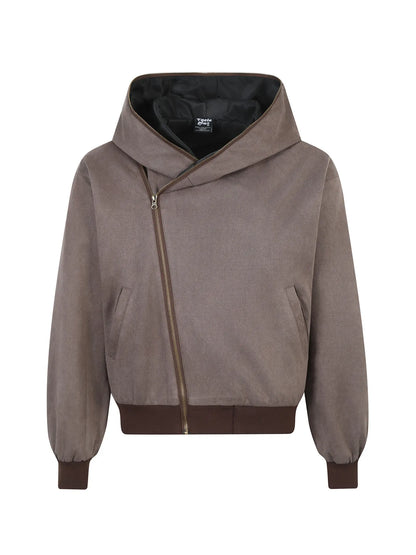 Men's Long Sleeve Hooded Zip-Up Jacket